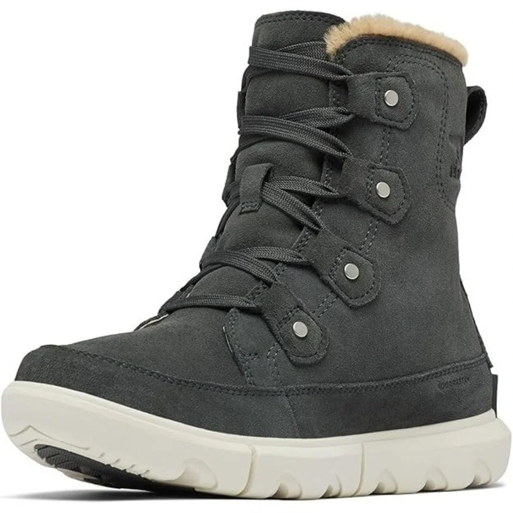 SOREL® (Women's 8) Explorer Next™ Joan Waterproof Boot‎ in Grill/Fawn - $155